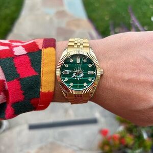 Jacquie Aiche Malachite Timex